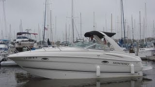 Monterey 265 Boat Walk Thru Tour by South Mountain Yachts  949 8422344 [upl. by Eliason]