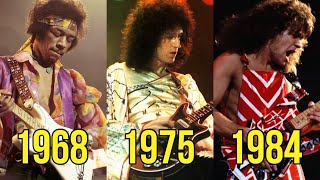 Greatest Guitar Solo Every Year 19652024 [upl. by Sabrina]