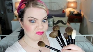 WAYNE GOSS FACE BRUSH SET REVIEW Luxury Brush Set [upl. by Hurlow]