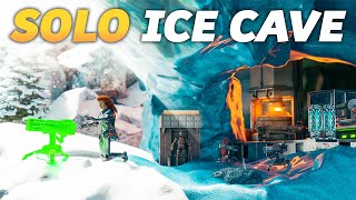 SOLO Claiming ICE CAVE Day 1 On ARK [upl. by Kirat]