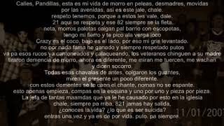 Respetas o Mueres  Under Side 821 c letra [upl. by Keely]