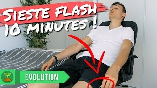 RÉCUPÉRER son SOMMEIL en 10 MIN avec la SIESTE FLASH micro sieste  😴 [upl. by Devaney483]