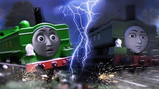 Skiff Saves Duck and Oliver Comparison  Blown Away Accident Remake [upl. by Riebling]