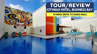 CityMax Hotel Business Bay Dubai  TourReview 10mins drive to Dubai Mall [upl. by Aliuqet]