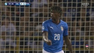 Moise Kean vs U21 Poland 20062019 [upl. by Doretta]