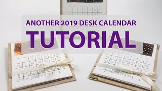 TUTORIAL Use What You Have Desk Calendar [upl. by Oynotna192]