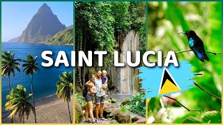 SAINT LUCIA  Most BEAUTIFUL Island in the World  TRAVEL GUIDE to ALL Top Sights of St Lucia [upl. by Deborath]