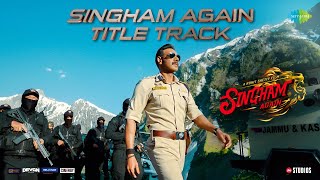 Singham AgainTitle TrackAjayAkshayRanveerKareenaDeepikaTigerRavi BasrurSwanandRohit Shetty [upl. by Latrina]