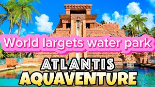 dubaiAtlantis Aquaventure Water park world largest water park [upl. by Ecnedurp]