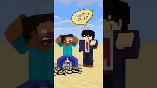 HELP Herobrine To Power Up And Kick Bedrock friendship shorts trending anime [upl. by Butterworth]