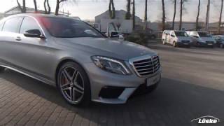 Jahreswagen der Woche  S63 AMG mit Keramikbremse designo Lackierung und mehr [upl. by Blackstock]