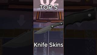 Top 5 BEST Knife Skins In VALORANT [upl. by Jakob]