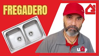 Cómo INSTALAR un FREGADERO de COCINA de Doble Seno💦 Parte 1 El Fregadero [upl. by Lowndes]