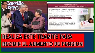 YA EMPEZARON LOS PAGOS AQUI TE DIGO COMO TENERLO NO TE QUEDES FUERA pensiones amlo [upl. by Jonme389]