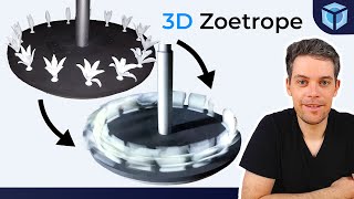 3D Zoetrope made with 3DScanning and 3DPrinting [upl. by Elcarim]