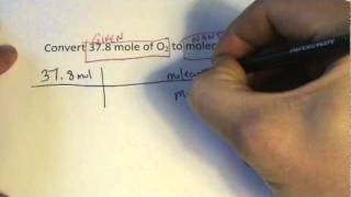 Moles to Molecules Conversion [upl. by Ott]