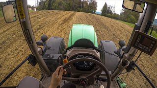 Cab View  John Deere 6125R  Cultivating [upl. by Sapphire]