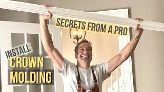 quotUpside down and backwardsquot How to install crown molding [upl. by Dremann342]