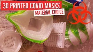 3D Printed Coronavirus masks Which materials and designs to use covidMask CoronavirusMask [upl. by Nabatse623]