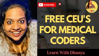 FREE AAPC CEUS FOR MEDICAL CODERS  Where to find cheap CEUs and how to keep track of them [upl. by Vasquez]