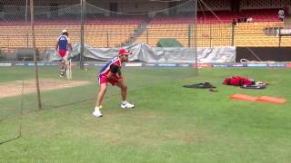 Virat Kohli takes the speed catching test [upl. by Edgerton607]