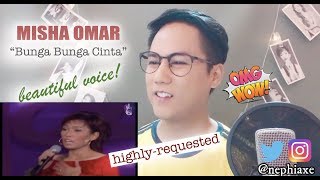 Misha Omar  Bunga Bunga Cinta Live In AJL 2003 HD  REACTION [upl. by Gnoz]