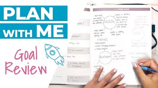 Plan with Me – 3Month Goal Review ft Clever Fox Planner PRO 20 [upl. by Pero]