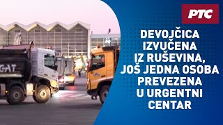 Devojčica izvučena iz ruševina još jedna osoba prevezena u Urgentni centar [upl. by Aleta605]