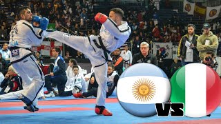 ITF World Championship Argentina 2018  Lucas PiniARG vs Fuschillo Nunzio ITA Middle Weight [upl. by Terrej]