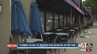 WATCH Brookside restaurant to reopen after fire [upl. by Ahsieym219]