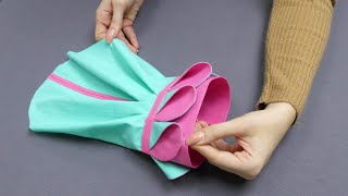 An interesting technique for sewing sleeves with a unique design [upl. by Egdamlat]