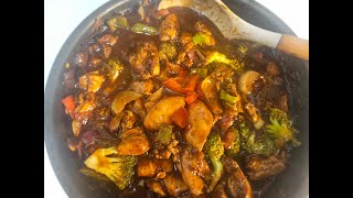 Pineapple Jerk Chicken Stir Fry chickenrecipes stirfry chickenstirfry chicken [upl. by Nosral]