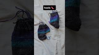 knitting some socks with mini skeins [upl. by Hserus]