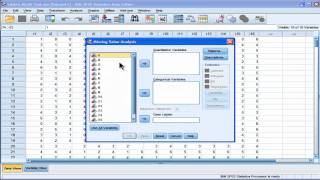 Littles Missing Completely at Random MCAR Test  SPSS [upl. by Ramona]