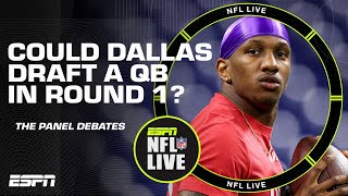 Should the Cowboys draft a Dak Prescott replacement in Round 1  NFL Live [upl. by Serica136]