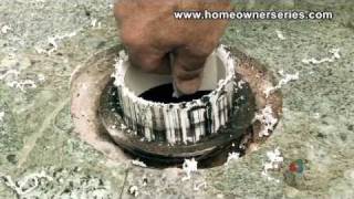 How to Fix a Toilet  Cement SubFlooring Repairs  Part 2 of 2 [upl. by Jeni]