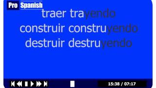 Learn Spanish  Tenses Course Lesson 19  present continuous  Im doing [upl. by Navonoj]