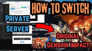 how to go back to original genshin Impact from genshin private server [upl. by Israeli]