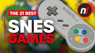 21 Best Super Nintendo Games SNES [upl. by Berkly]