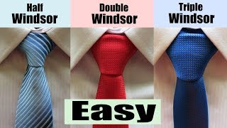 How To Tie and Dimple your Necktie Half Windsor [upl. by Aketahs]