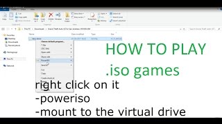 How To Install and play iso games on a Windows PC [upl. by Kalmick621]