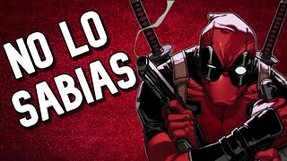 9 datos que DEBES saber de Deadpool [upl. by Rochus]