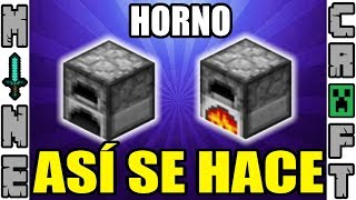 COMO HACER UN HORNO EN MINECRAFT ACTUALIZADO 2020 [upl. by Yasnyl]