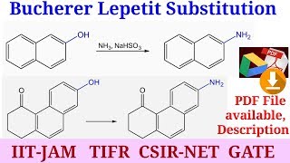 Bucherer Reaction Mechanism with Application ✓ Naphthol to Naphthylamine  JAM TIFR CSIR NET GATE [upl. by Hutchinson]