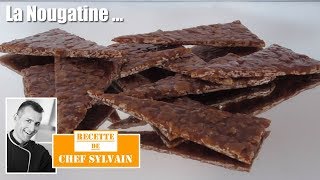 Recette de nougatine par Chef Sylvain [upl. by Nilkcaj]