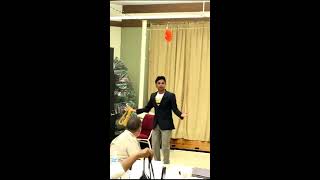 Toastmasters Humorous Speech Areal level Second Place winner 2016 [upl. by Nonek]