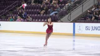 2015 ISU Jr Grand Prix Colorado Springs Ladies Free Skate Marin HONDA JPN [upl. by Silloh]