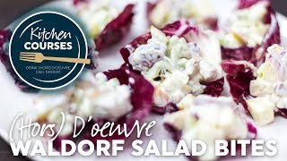 Waldorf Salad Cups  Kitchen Courses 41 [upl. by Nyleve]