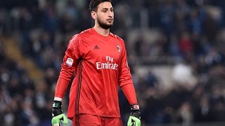 Gianluigi Donnarumma  CRAZY Saves  AC Mlan  2017 HD [upl. by Ellinad14]