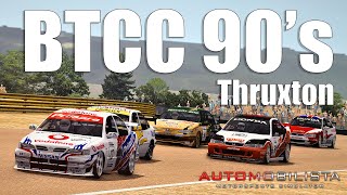 AMS  Video 64  BTCC 90s Mod  Esso Ultron Team Peugeot 406  Thruxton  Patrick Watts [upl. by Adriena]